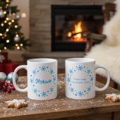 Winter Magic Snowflake Wreath Tasse