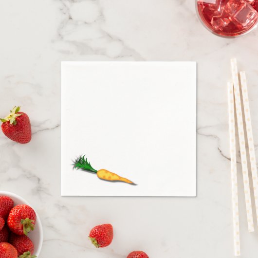 Winter Magic Snowman's Carrot Nose Serviette (Beispiel)