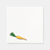 Winter Magic Snowman's Carrot Nose Serviette (Vorderseite)