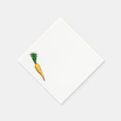 Winter Magic Snowman's Carrot Nose Serviette (Ecke)