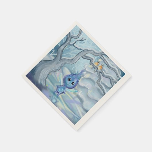 Winter Magic Sprite Serviette (Ecke)