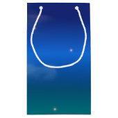 Winter Magic Top Hat & Tree Kleine Geschenktüte (Rückseite)