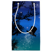 Winter Magic Top Hat & Tree Kleine Geschenktüte (Vorderseite)