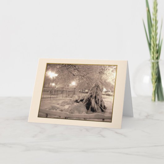 'Winter Magic' Urlaubskarte - Leere Karte (Vorderseite)