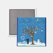 Winter Magnet (Vorderseite/Rückseite)