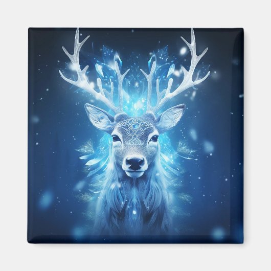 Winter Majestät - Deer Magnet (Vorne)