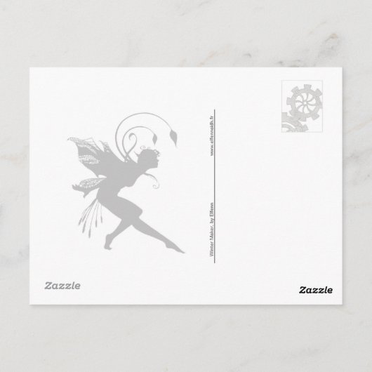 Winter Maker Postkarte (Rückseite)