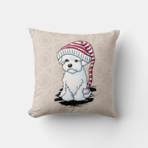 Winter-Maltipoo Kissen