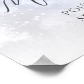 Winter Mama osa Bar Baby Shower Poster (Ecke)