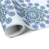 Winter Mandala Geschenkpapier (Rolleneckpunkt)