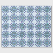 Winter Mandala Geschenkpapier (Flach)