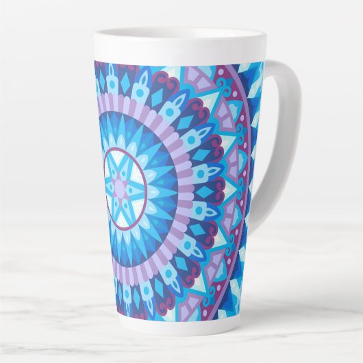 Winter Mandala Milchtasse (Rechte Ecke)