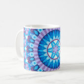 Winter Mandala Tasse (Vorderseite Links)