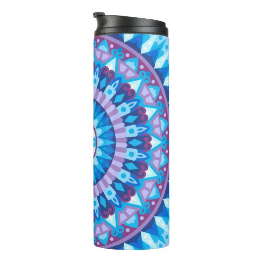 Winter Mandala Thermosbecher (Nach rechts gedreht)