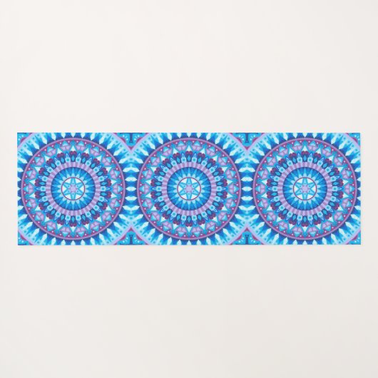 Winter Mandala Yogamatte (Rückseite (Horizontal))