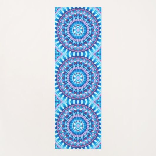 Winter Mandala Yogamatte (Vorderseite)