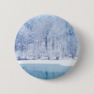 Winter-Märchenland Button
