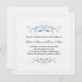 Winter-Märchenland-Einladung Einladung (Vorne/Hinten)