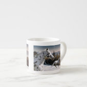 Winter-Märchenland Espressotasse (Vorderseite Rechts)