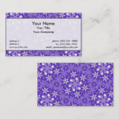 Winter-Märchenland-Fahrwerk irgendeine Visitenkarte (Vorne/Hinten)