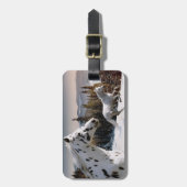 Winter-Märchenland Gepäckanhänger (Vorderseite vertikal)