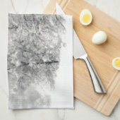 Winter-Märchenland Geschirrtuch (Viertel Falte)