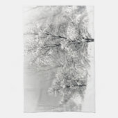 Winter-Märchenland Geschirrtuch (Vertikal)