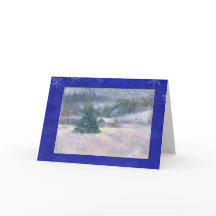 Winter-Märchenland-illustriertes Weihnachten