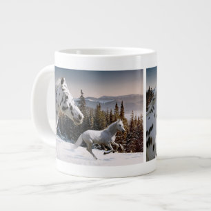 Winter-Märchenland Jumbo-Tasse