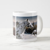Winter-Märchenland Jumbo-Tasse (Vorderseite Rechts)