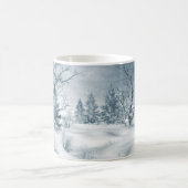 Winter-Märchenland Kaffeetasse (Mittel)