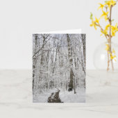 Winter-Märchenland Karte (Gelbe Blume)