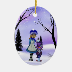 Winter-Märchenland-Kollektor-Verzierung Keramik Ornament