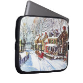 Winter-Märchenland Laptopschutzhülle (Vorne Rechts)