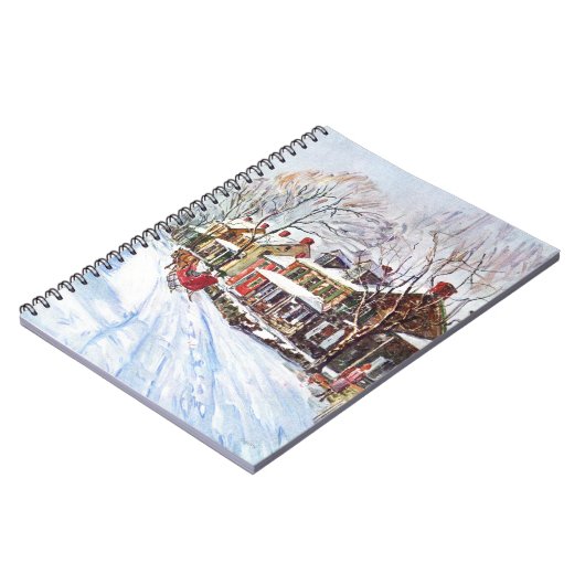 Winter-Märchenland Notizblock (Linke Seite)