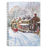 Winter-Märchenland Notizblock (Vorderseite)