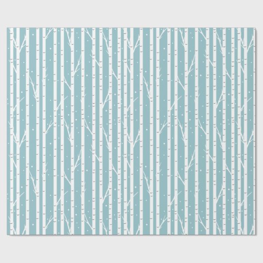 Winter-Märchenland-Packpapier Geschenkpapier (Flach)