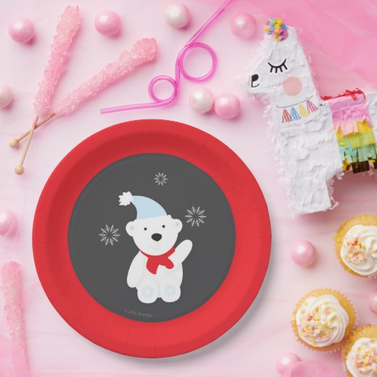 Winter-Märchenland-Pappteller Pappteller (Party)
