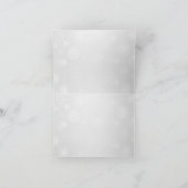 Winter-Märchenland-Schläger Mitzvah danken Ihnen Dankeskarte (Innenseite)