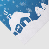 Winter-Märchenland-Seidenpapier Seidenpapier (Ausschnitt)