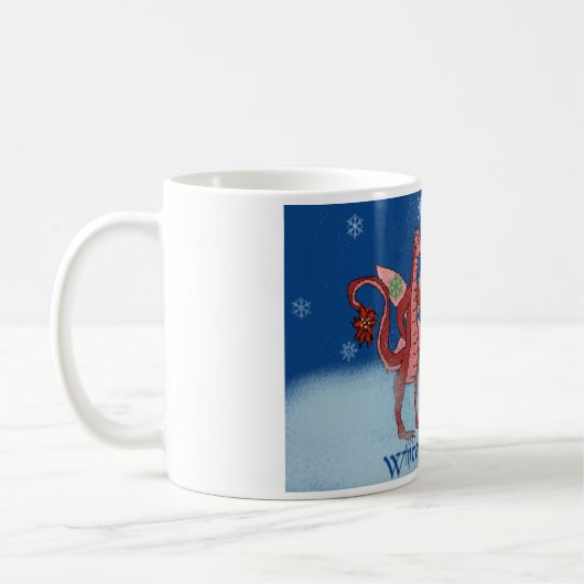 Winter-Märchenland-Tasse Kaffeetasse (Links)