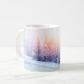 Winter-Märchenland-Tasse Kaffeetasse (Vorderseite Links)