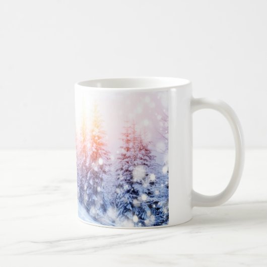 Winter-Märchenland-Tasse Kaffeetasse (Rechts)