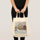 Winter-Märchenland Tragetasche (Vorderseite (Produkt))