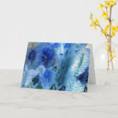 Winter-Märchenlandgrußkarte Karte (Gelbe Blume)