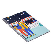 "Winter Market Festivals" SpiralNotebook Notizblock (Rechte Seite)