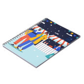 "Winter Market Festivals" SpiralNotebook Notizblock (Linke Seite)