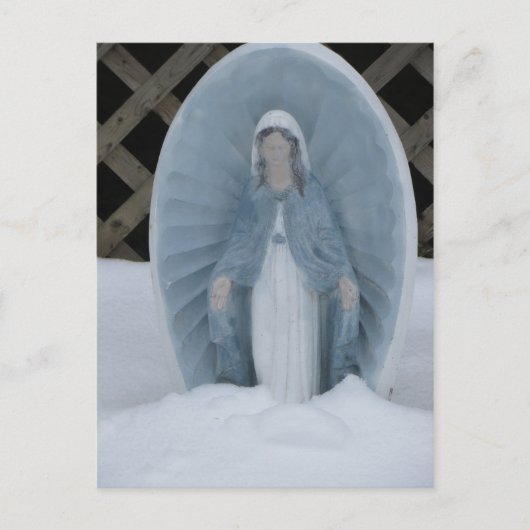 Winter Mary Postkarte (Vorderseite)