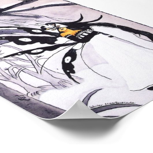 Winter Masquerade Print Poster (Ecke)
