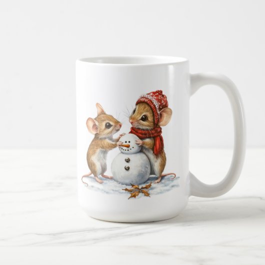 Winter Mäuse Tasse (Rechts)